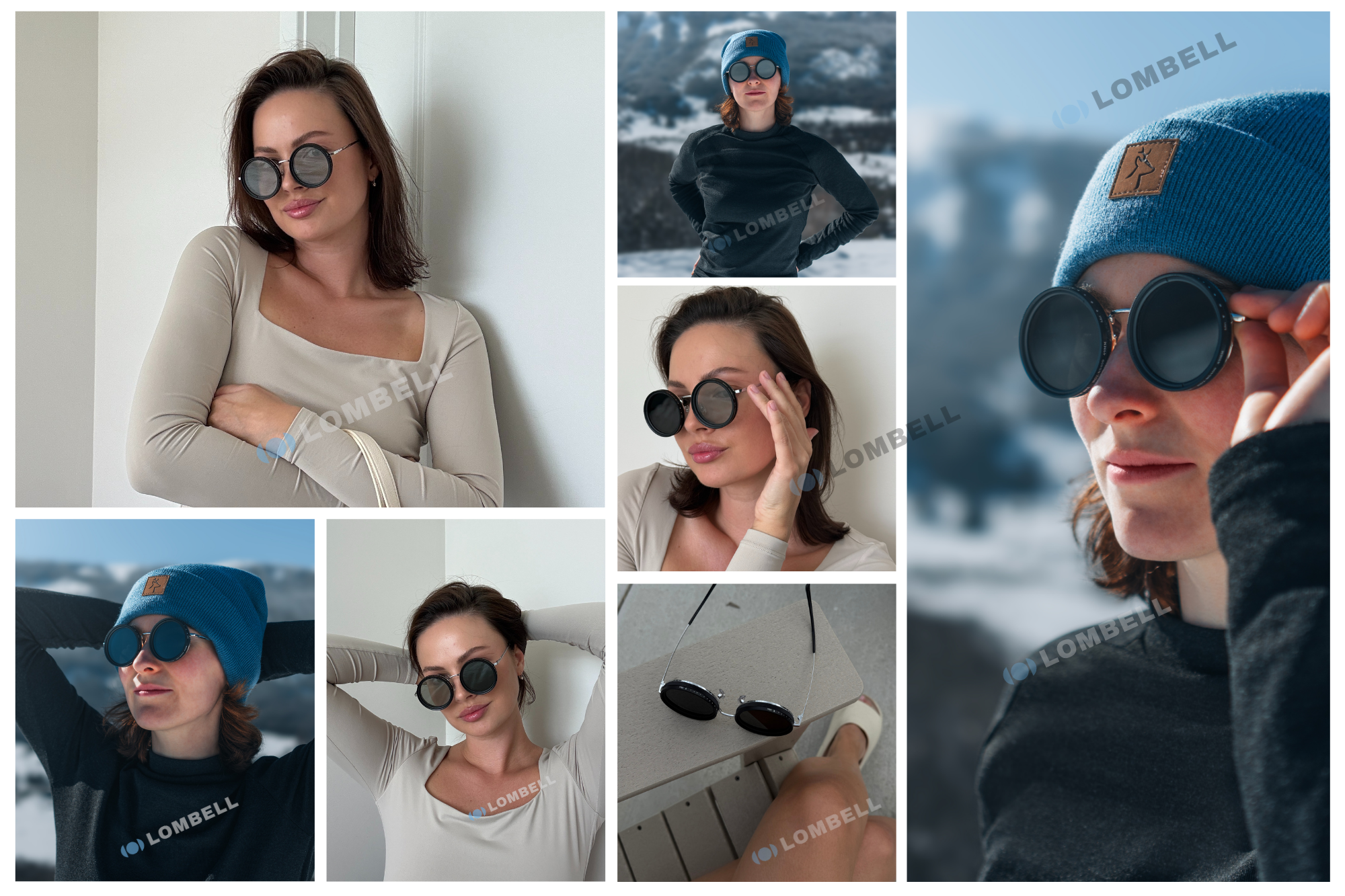 Lombell adjustable tint sunglasses review - in action