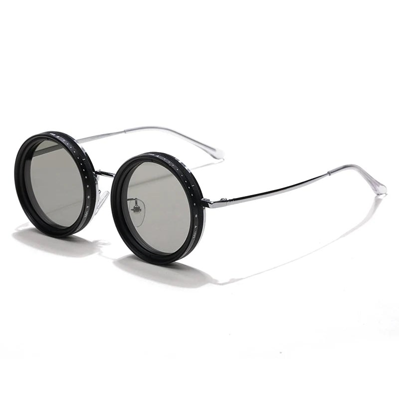 Rounded polarized Glasses With adjustable ND Filter