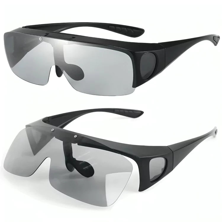 Photochromic Polarized Sunglasses | UV400 & Myopia Compatible